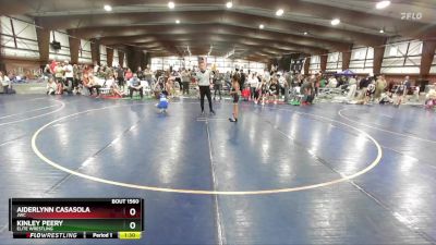67 lbs Quarterfinal - Kinley Peery, Elite Wrestling vs Aiderlynn Casasola, JWC