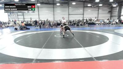 126 lbs Rr Rnd 3 - John Segata, GT Zilla - HSB vs Justin Quiros, Team Dark Horse Black - HSB