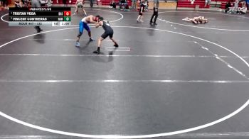 132 lbs Semifinal - Vincent Contreras, Nampa vs Tristan Vega, Burley