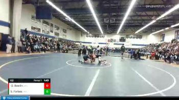 182 lbs Quarterfinal - David Bowlin, Dayton vs Sean Forbes, La Pine