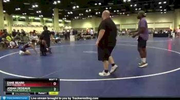 120 lbs Quarters & Wb (16 Team) - Zane Beard, Ohio Titan Gray vs Josiah Dedeaux, Terre Haute South (2)