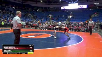 106 lbs Semis & 1st Wrestleback (8 Team) - Jimmy Lotito, Chicago (Brother Rice) vs Zed Hulet, Washington