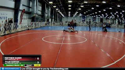 140 lbs Rd# 5- 3:45pm Friday Final Pool - Tyler Barton, New England United vs Matthew Kaiser, East Coast Elite