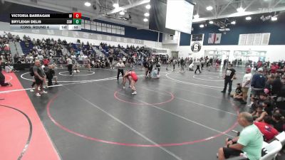 135 lbs Cons. Round 4 - Victoria Barragan, Imperial Wrestling vs Bryleigh Delis, Threshold Wrestling Club