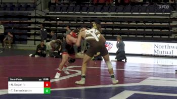 184 lbs Semifinal - Nate Dugan, Princeton vs Tate Samuelson, Lehigh