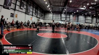70 lbs Round 4 (6 Team) - Brooks Gilson, DARKHORSE WRESTLING CLUB vs Josh Weimert, PIT BULL WRESTLING ACADEMY