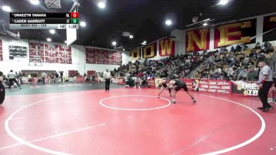 126 lbs Semifinal - Caden Garriott, South Torrance vs Draezyn Tanaka, MoanaLua