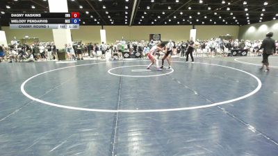 125 lbs Champ. Round 1 - Dagny Haskins, Shelton Wrestling Academy vs Melody Pendarvis, Midwest City Elite