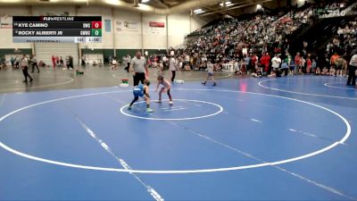 64 lbs Quarterfinal - Kye Camino, Douglas Wrestling Club vs Rocky Aliberti Jr, Grandview Wolves Wrestling Clu