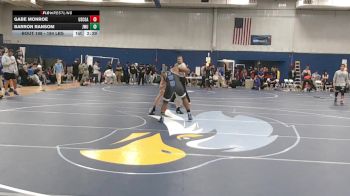 184 lbs Quarterfinal - Gabe Monroe, Coast Guard vs Barron Ransom, Johnson & Wales