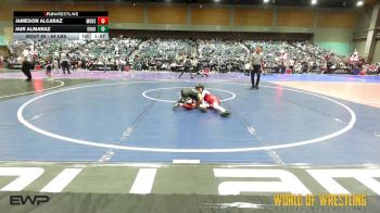 64 lbs Quarterfinal - Jameson Alcaraz, Monster Garage vs Jair Almaraz, Shootbox