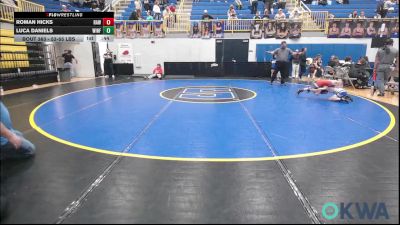 52-55 lbs 3rd Place - Roman HIcks, Raw Wrestling Club vs Luca Daniels, Winfield