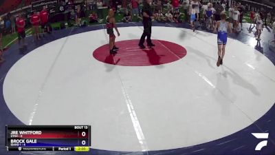 80 lbs Cross Bracket (8 Team) - Jre Whitford, Utah vs Brock Gale, Idaho 1