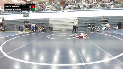 77 lbs Champ. Round 1 - Trace Samuels, Lakeland Wrestling Club vs Austin Peterson, Declo Stingers