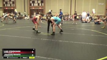 130 lbs Quarterfinals (8 Team) - Luke Stempkowski, Olympic Black vs Jonathan Granito, BlueWave 2