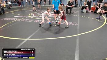 55 lbs Round 3 - Mollie Perkins, Nikiski Freestyle Wrestling Club vs Ellie Stokes, Anchor Kings Wrestling Club