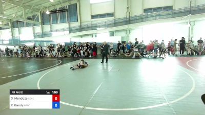 40 kg Rr Rnd 2 - Dakota Mendoza, Coachella Valley WC vs Rowan Gandy, Rancho Bernardo WC