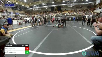 49-52 lbs Consi Of 4 - Maverick Lester-Mills, Lions Wrestling Academy vs Joshua Brunson, Noble Takedown Club