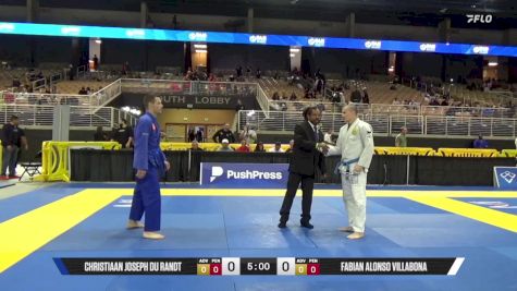 Fabian Alonso Villabona vs Christiaan Joseph Du Randt 2025 Pan Jiu Jitsu IBJJF Championship