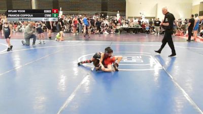 53 lbs Rr Rnd 3 - Dylan Yoon, RedNose Wrestling School - K3 vs Francis Coppola, CT Whale Orca - K3