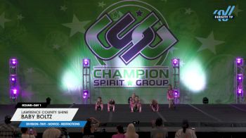 Lawrence County Shine - Baby Boltz [2024 L1 Tiny - Novice - Restrictions Day 1] 2024 CSG Indy Challenge