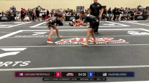 Lucciano Pietropaulo vs Caleb Melendez 2025 ADCC Orlando Open/Youth Trials