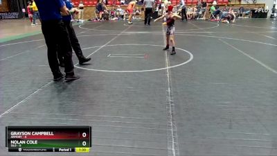 48 lbs Semis (4 Team) - Grayson Campbell, Armory vs Nolan Cole, Silo