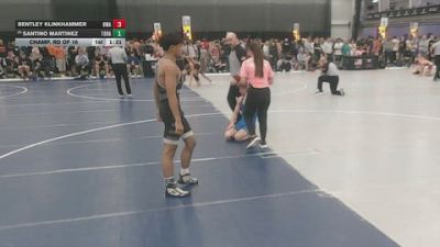 126 lbs Champ. Rd Of 16 - Bentley Klinkhammer, Heartland Wrestling Academy vs Santino Martinez, Top Rank/HAC