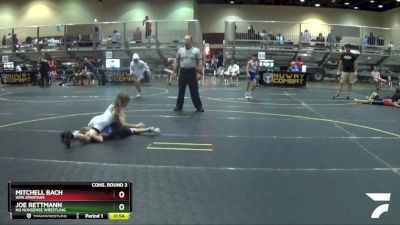 60 lbs Cons. Round 3 - Mitchell Bach, WPA Spartans vs Joe Rettmann, No Nonsense Wrestling