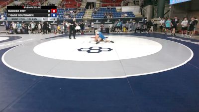 126 lbs Cons. Sub-rd Of 64 - Maddex Ewy, Oklahoma vs Gage Southwick, Utah