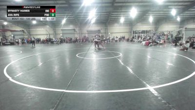 120 lbs Quarterfinal - Dynasty Haines, Hays Wrestling Club vs Ava Rife, Palmyra Youth Wrestling Club