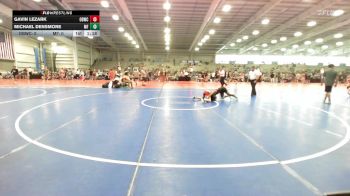 106 lbs Rr Rnd 1 - Gavin Lezark, OBWC Red vs Michael Densmore, MF Young Bucks