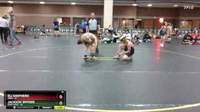 120 lbs Finals (8 Team) - Eli Shepherd, Ares vs Jackson Snyder, Ohio Gold