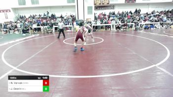 138 lbs Quarterfinal - Nick Varvak, Sharon vs Jackson Gearin, Billerica