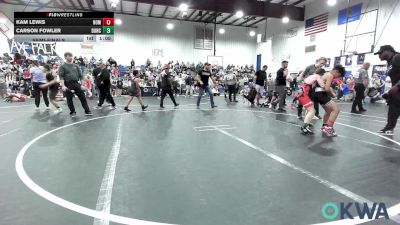 85 lbs Semifinal - Kam Lewis, Team Nomad vs Carson Fowler, Duncan Demon Wrestling