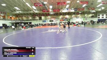 136 lbs Cons. Round 2 - Taylor Howell, Campbellsville University vs Pella LeFever, Texas Wesleyan