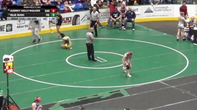 137 lbs Round Of 32 - Aubrey Kelly-Walker, NewKen vs Rilie Bush, Philipsburg-Osceola