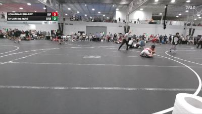 132 lbs Semis & 1st Wrestleback (8 Team) - Dylan Meyers, GPS White vs Jonathan Suarez, Empire