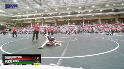 64 lbs Cons. Round 2 - Cooper Dixon, Victory vs Cash Robertson, Victory