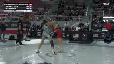 59 kg Semis - Michaela Beck, TMWC vs Amani Jones, TMWC