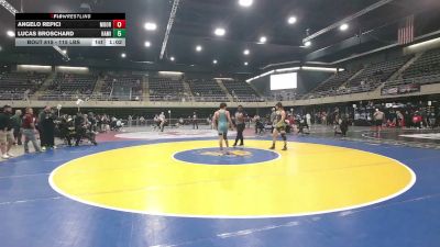 115 lbs Round Of 16 - Angelo Repici, Moorestown vs Lucas Broschard, Hamilton