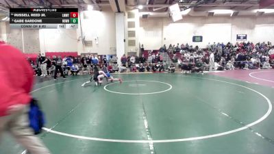 113 lbs Consi Of 8 #2 - Russell Reed Jr., Lyman Mem/Windham Tech vs Gabe Sardone, Notre Dame-West Haven