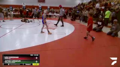 61-63 lbs Round 5 - Levi Goodman, Eaton WC vs Axton Linsacum, Junior Bulldogs