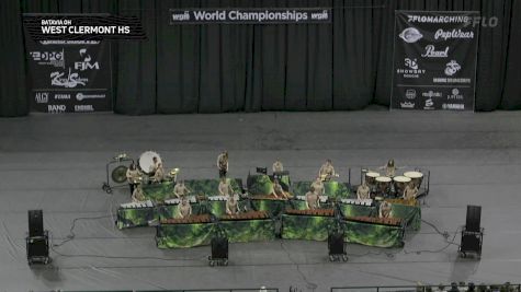 West Clermont HS "Batavia OH" at 2025 WGI Percussion/Winds World Championships