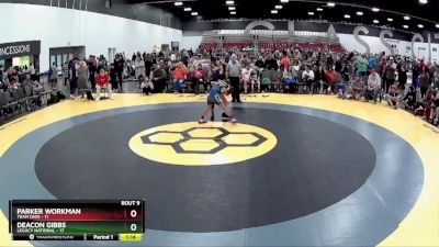 90 lbs 2nd Wrestleback (8 Team) - Deacon Gibbs, Legacy National vs Parker Workman, Team Ohio