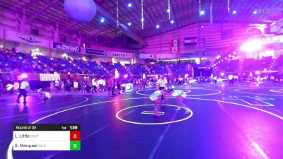 109 lbs Round Of 32 - Laken Little, South Central Punisher WC vs Solara Marquez, Colorado Bad Boys