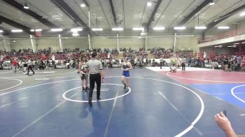 130 lbs Quarterfinal - Micha Knight, Saguache Wolves vs Gunner Haelbig, Snowflake Lobos