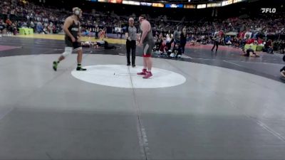 285 lbs Champ. Round 1 - Joseph Romero, Churchill County vs Kaiden Peck, Weiser