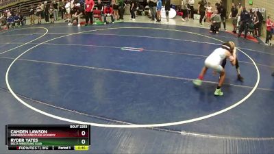 71 lbs Cons. Round 2 - Camden Lawson, Sanderson Wrestling Academy vs Ryder Yates, Delta Wrestling Club