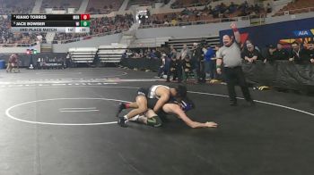 146-D4 3rd Place Match - Kiano Torres, Morenci High School vs Jace Bowser, Wickenburg High School